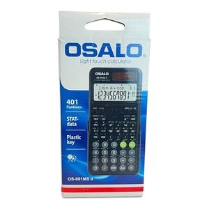 OSALO 991MS 401 Function Scientific Calculator- Solar & Battery Power
